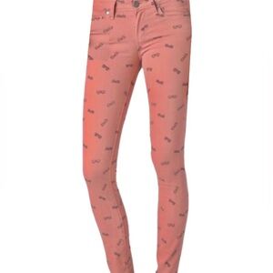 PAIGE Jeans Verdugo Ankle Pink Sunnies Skinny Jeans Sz 26